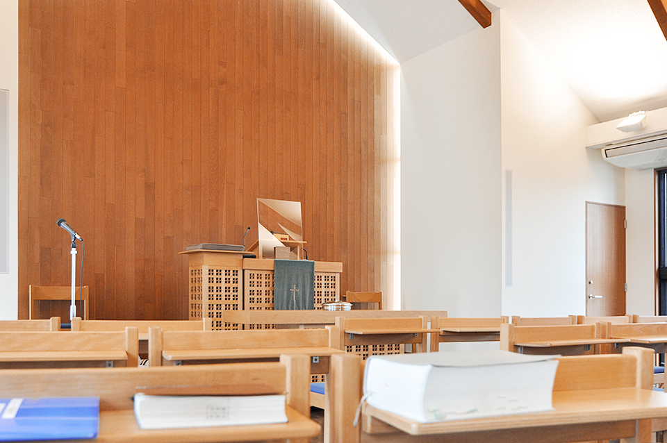 日本キリスト改革派 青葉台教会の礼拝堂