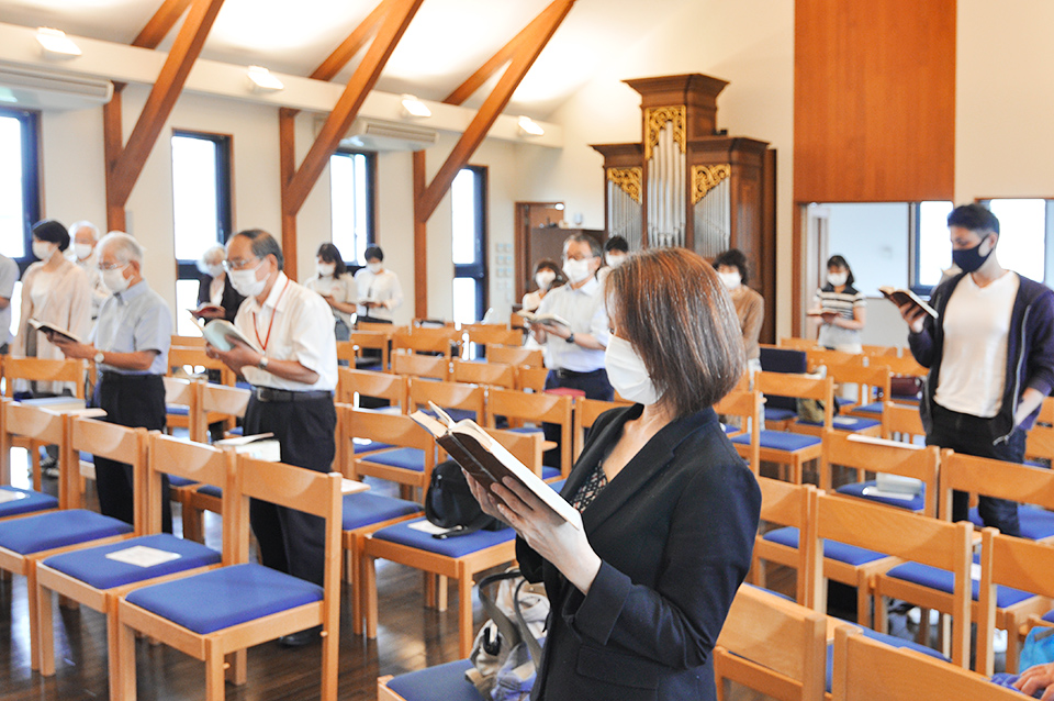 日本キリスト改革派 青葉台キリスト教会の礼拝堂のイメージ画像