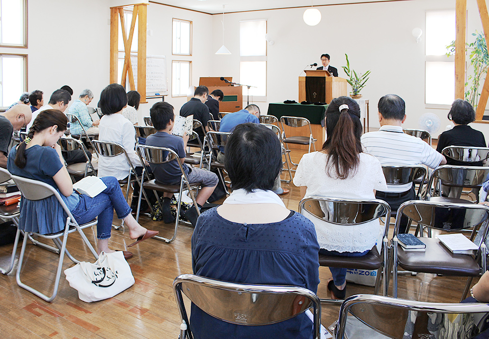 毎週日曜日に開かれる朝の礼拝。