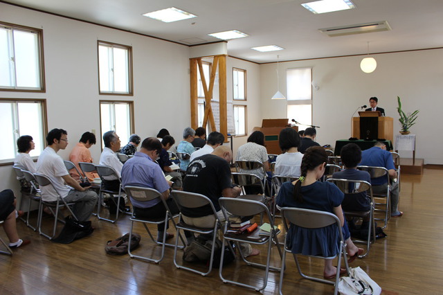 厚木教会さんの この一枚「毎週日曜日朝にもたれている主日礼拝」