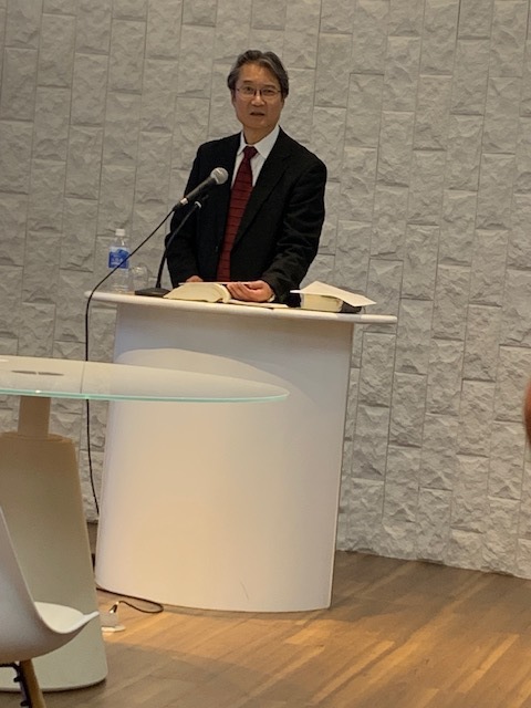 2025年11月16日(日) 芦田高之先生さんの この一枚「芦田高之先生「歓迎礼拝・講演会」」