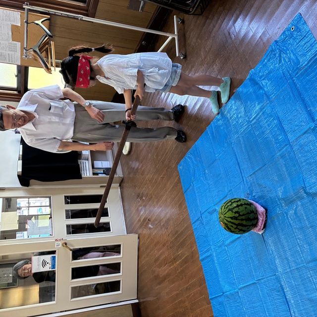 ＣＳ夏期学校すいか割