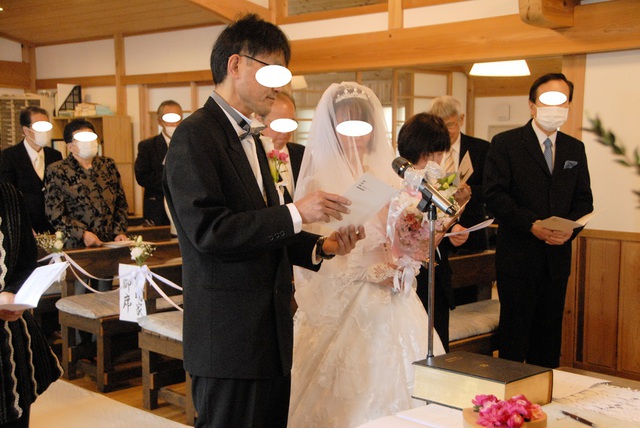 Junさんの この一枚「結婚式での新郎新婦」