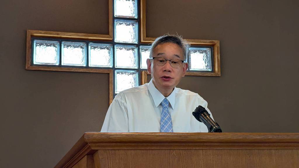 ひたちなか教会さんの この一枚「三郷教会　持田浩次牧師がお話をしてくださいました。<br>水戸みことば教会として伝道を開始した当初より、水戸市見川まで<br>来て下さってご奉仕してくださいました。懐かしくお交わり下さり<br>感謝なひと時でした。井上<br>」