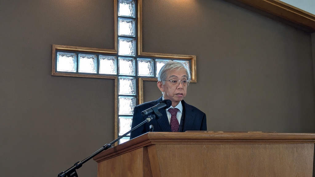 ひたちなか教会さんの この一枚「髙内義宣（こうちよしのぶ）代理牧師説教」