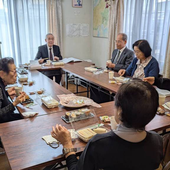 2025.10.12(日)　ご一緒にお食事。愛餐会を久しぶりに行いました。
