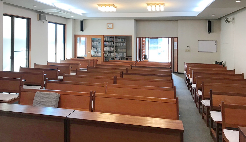 日本キリスト改革派 川越キリスト教会の礼拝堂