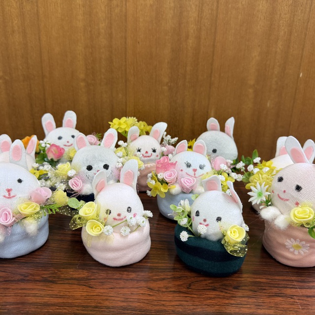 婦人集会「手芸の会」の作品です。