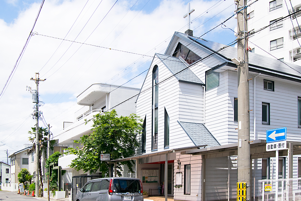 名古屋教会の入口写真