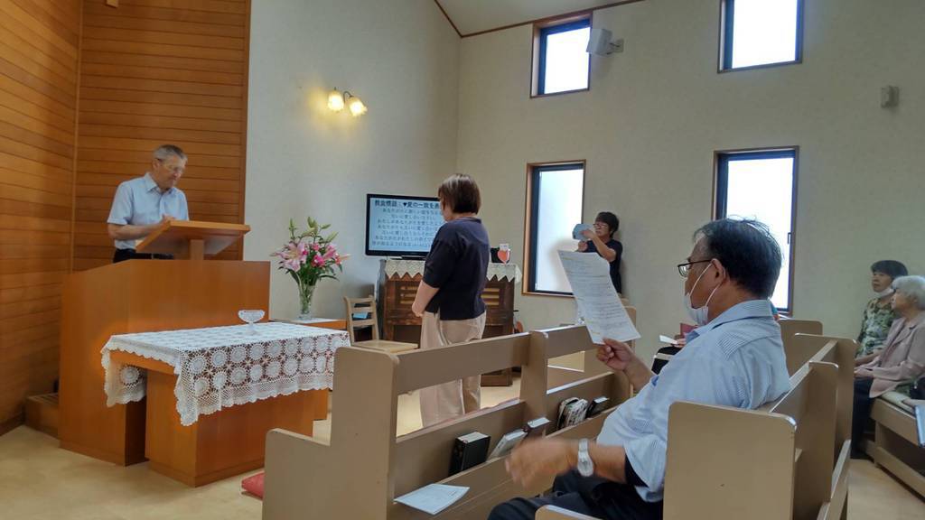 kuboさんの この一枚「谷永めぐみ姉、洗礼式」