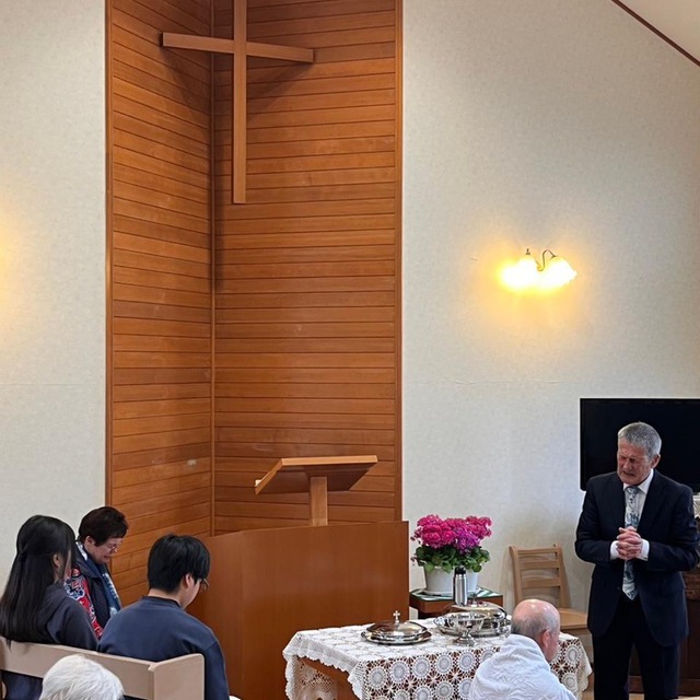 長野政富兄　洗礼式