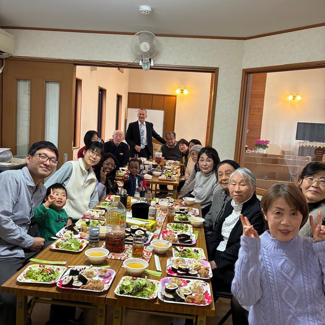 デベット先生夫妻　送別会