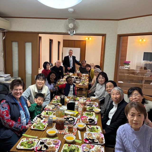 デベット先生夫妻　送別会