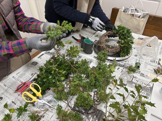 pipotさんの この一枚「毎年恒例のアドベントクランツ作りです♪」