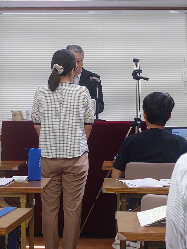 古口さんの この一枚「先週に続いて転入式がありました。感謝です。」