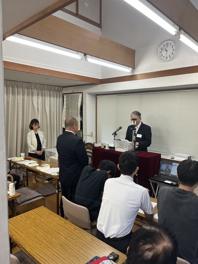 古口さんの この一枚「本日は、礼拝の中で、6年ぶりとなる成人洗礼式がありました。神の大きな家族に、ようこそ！」