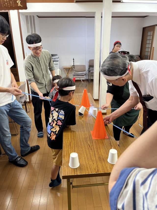 古口さんの この一枚「大人の学びの後は、とても楽しいゲームの時間。子どもはもちろん大人が一生懸命でした。」