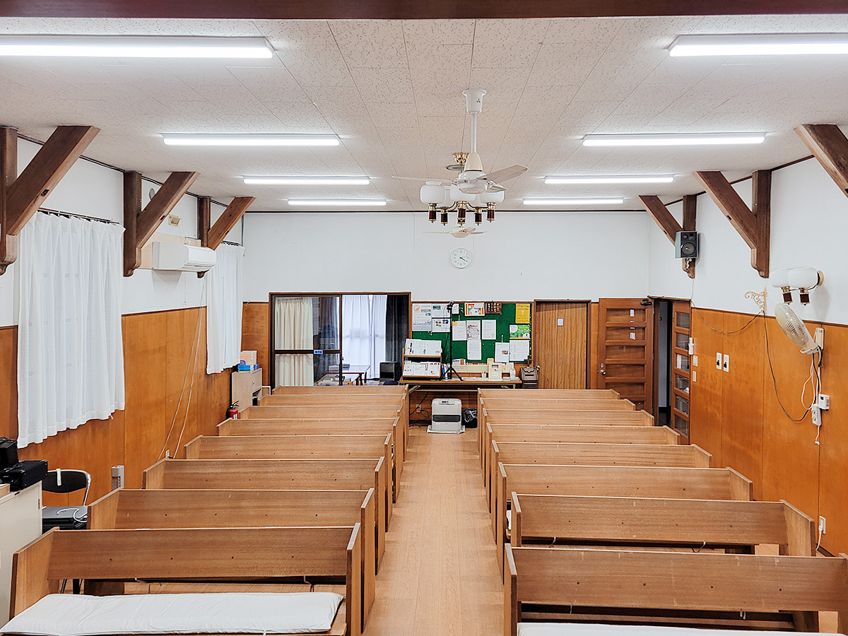 日本キリスト改革派 尾張旭教会の礼拝堂