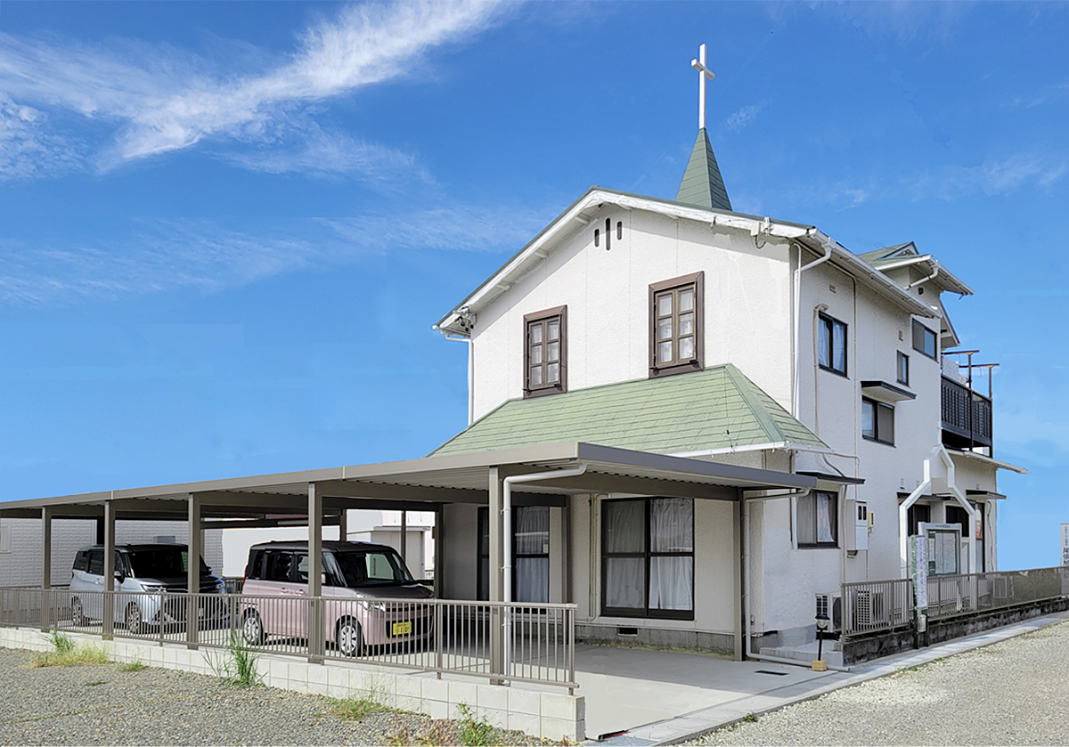 日本キリスト改革派 尾張旭教会の建物外観