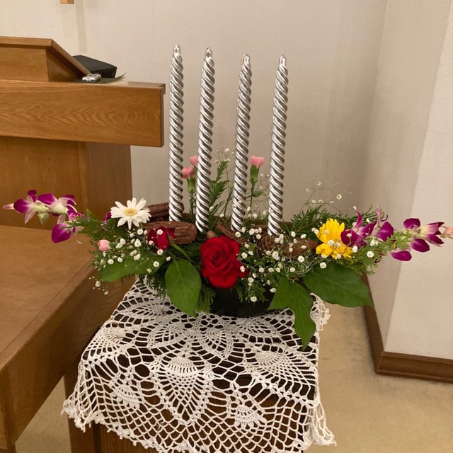 アドベントクランツです。