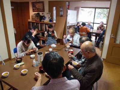 美味しかったです♪　芋煮昼食会♪