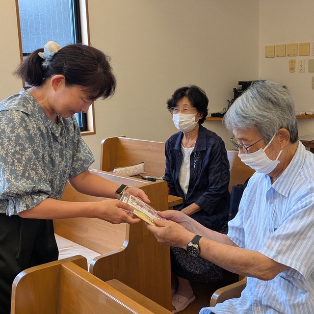 「高齢になってもあらわせる、神の栄光がある。信仰の大切な輝きです。」9/14週報掲載カナンより。今井献記