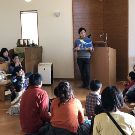 2018/12/15子どもクリスマス会。たくさんの子ども達が教会に来てくれました！神さまもきっと喜んでいらっしゃいます！