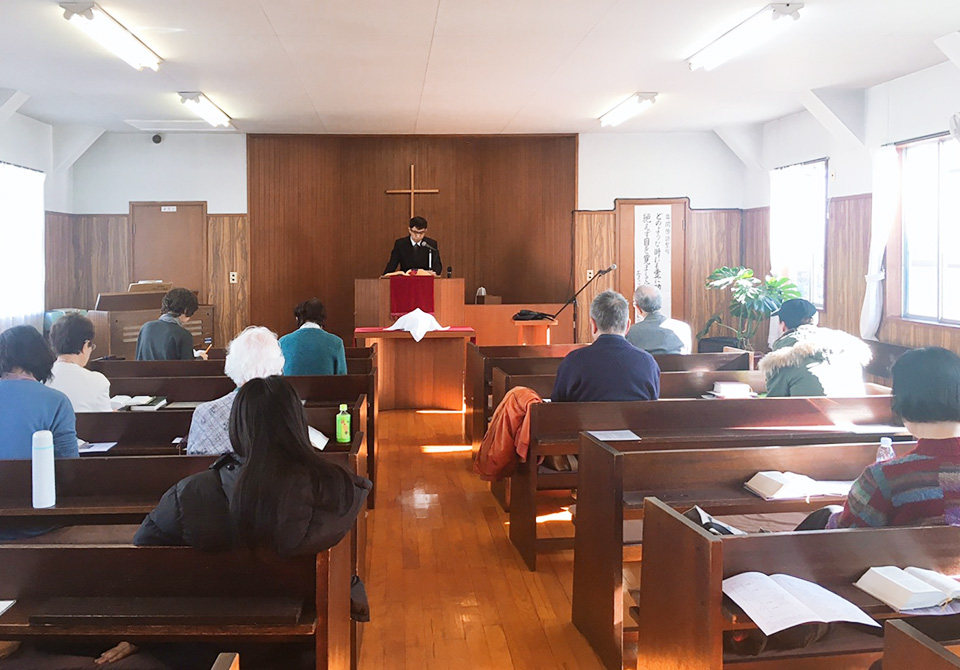 日本キリスト改革派 千間台教会の外観