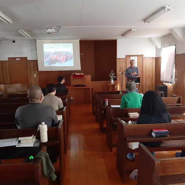 2025年11月16日　主日礼拝後のケニアのキラキラ学院の宣教報告