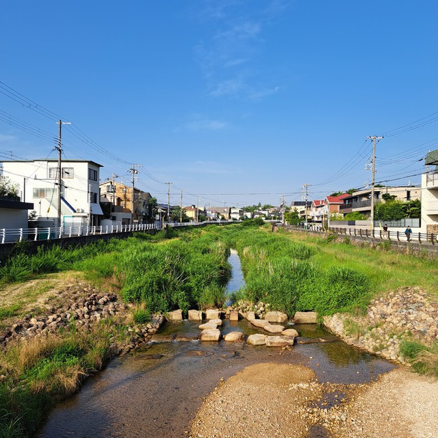 梅雨の合間の仁川です。