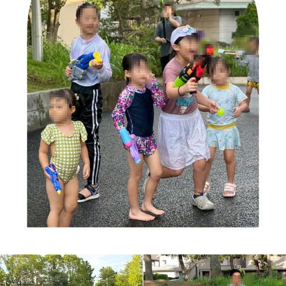 2025年日曜学校サマースクール　カレーを煮込んでいる間に水遊び！
毎年恒例となってきました。　あまりにもずぶ濡れになるので多くの子どもたちが水着持参で参加しました。