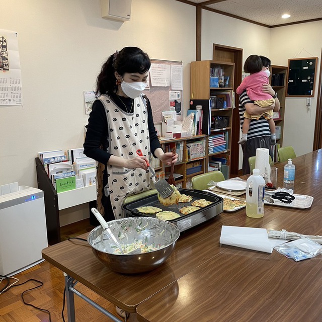 ９月の子どもの会、今回もみんなで笑って楽しい時間を過ごせました。
チーズ入りのチヂミも美味しかったです！