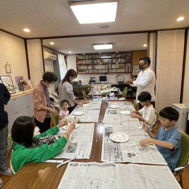 10月の子どもの会。今月も楽しいひと時を過ごせたことを神様に感謝！