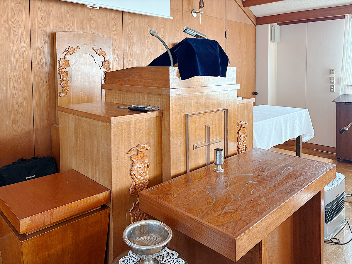 日本キリスト改革派 津島教会の礼拝堂