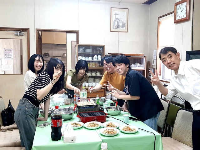 karashiさんの この一枚「午後の青年会のたこ焼きパーティーです。」