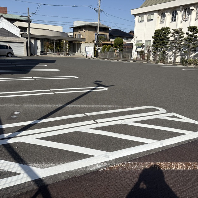 お借りしている駐車場です。感謝です✨