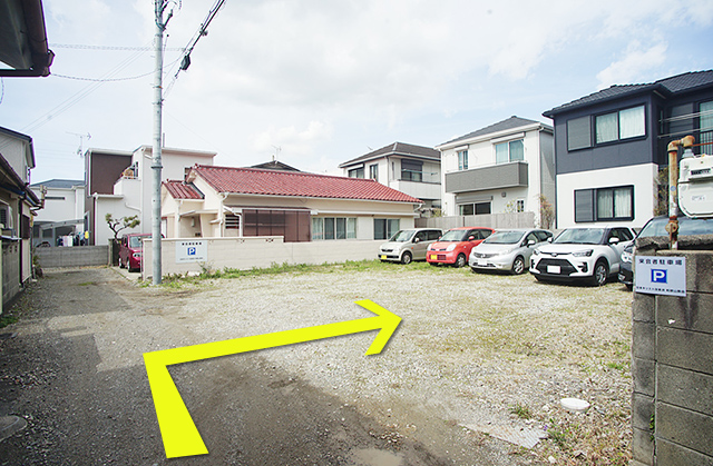 和歌山教会の駐車場