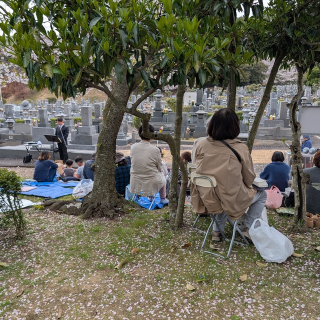 3教会合同野外墓地礼拝